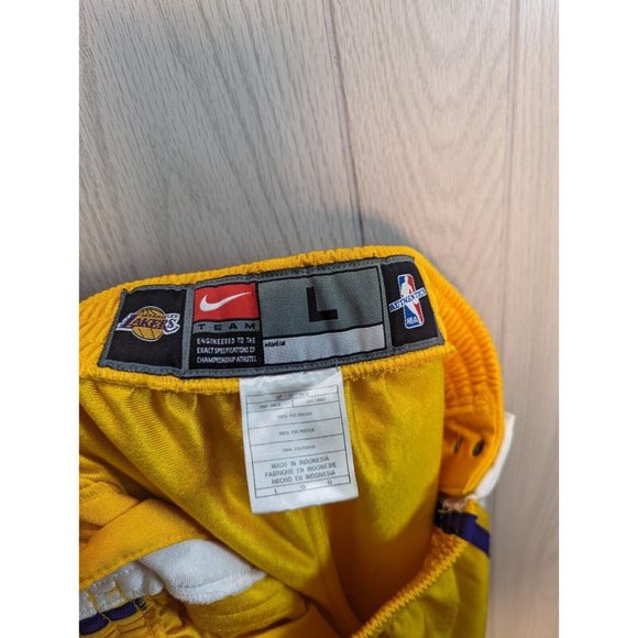 Vintage Y2K Nike Team Men’s Large Gold Snap Tear Away Basketball Sweatpants - Picture 11 of 12